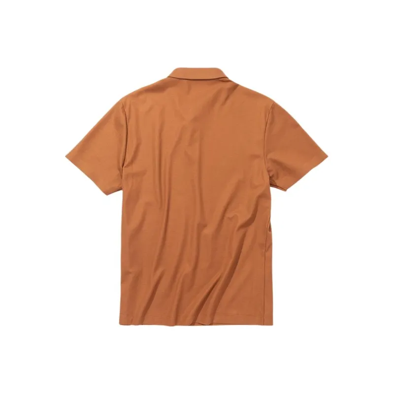 Mr.Bu Polo Shirt Men's Saddle Brown-1