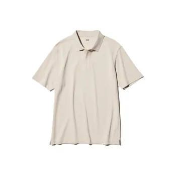 UNIQLO Polo Shirts Unisex Beige