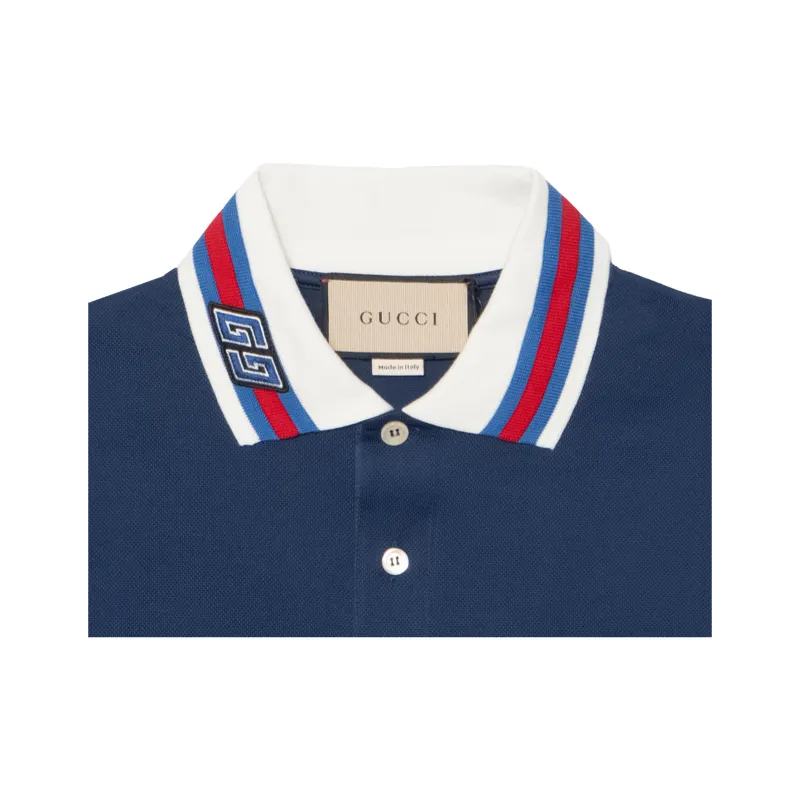 GUCCI 2024 Early Spring Collection T Shirt Men's Blue-12