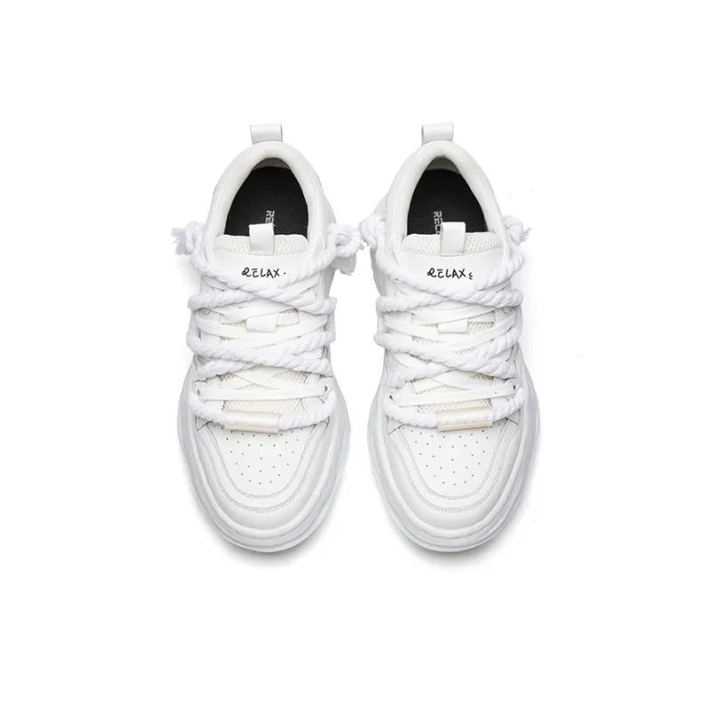RELAXURSELF Slip Resistant, Abrasion Resistant, Breathable, Height Increasing Low Top Skateboard Shoes Unisex Gradient-9