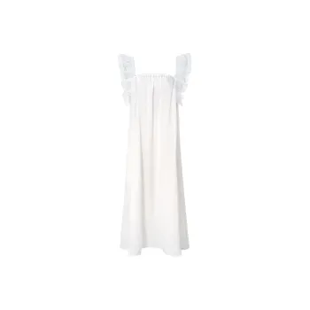 MANITO Nightgown Women's Pure Tea White