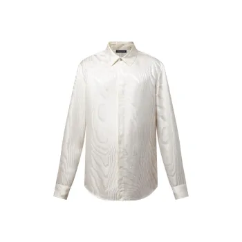 LOUIS VUITTON Silk Blend Classic Evening Shirt