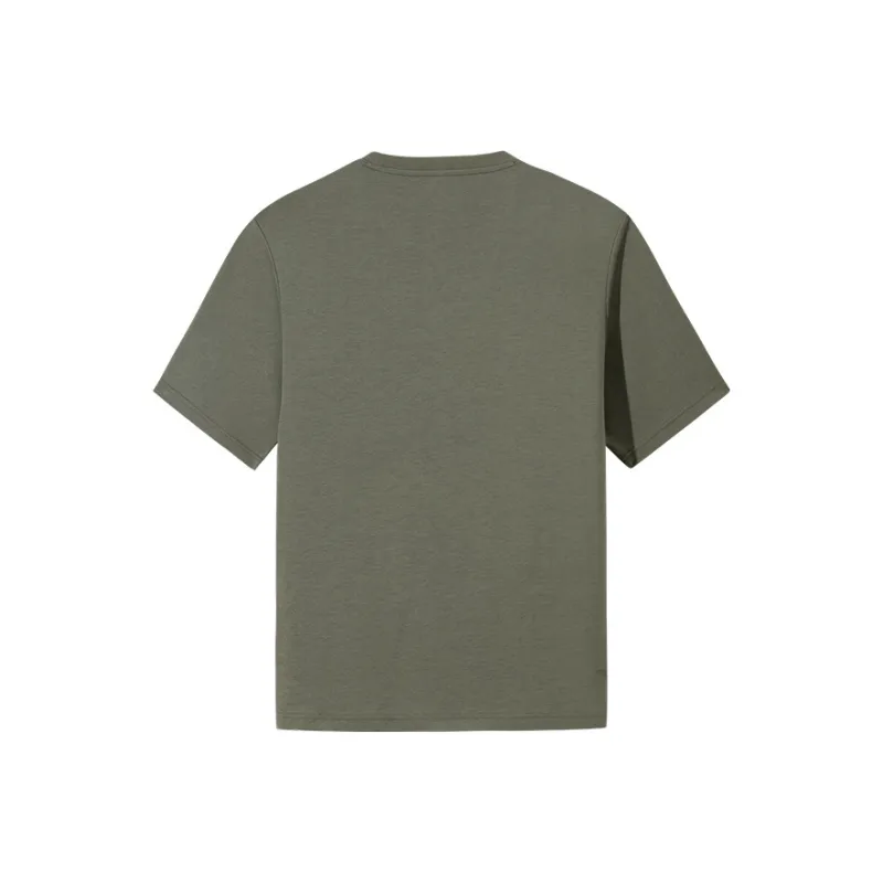 Anta Outdoor Collection T Shirt Men's Washed Seaweed Green-1