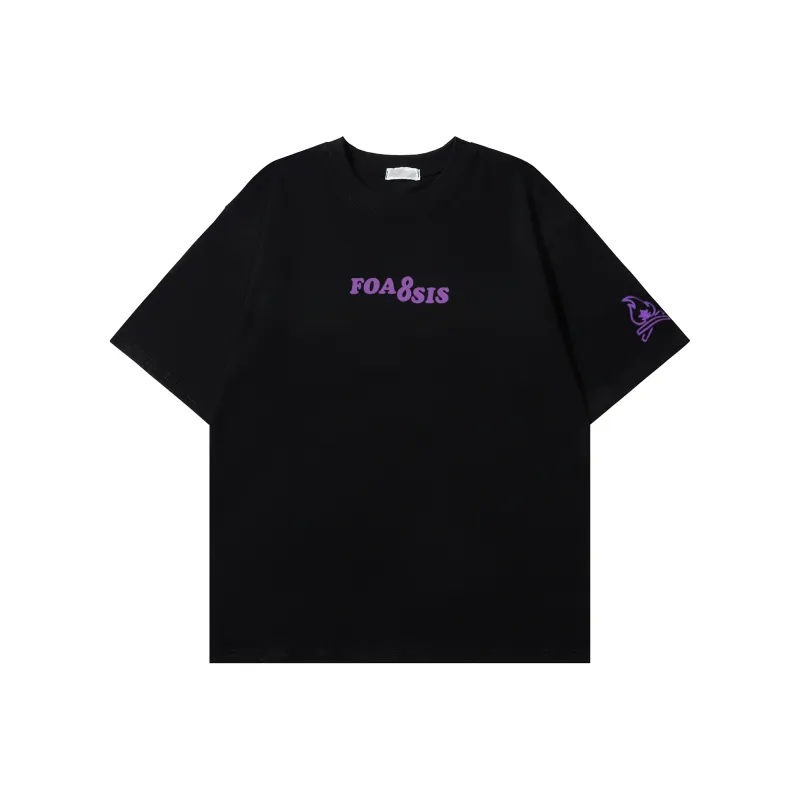 FOASIS Regular T Shirt Unisex Black-0