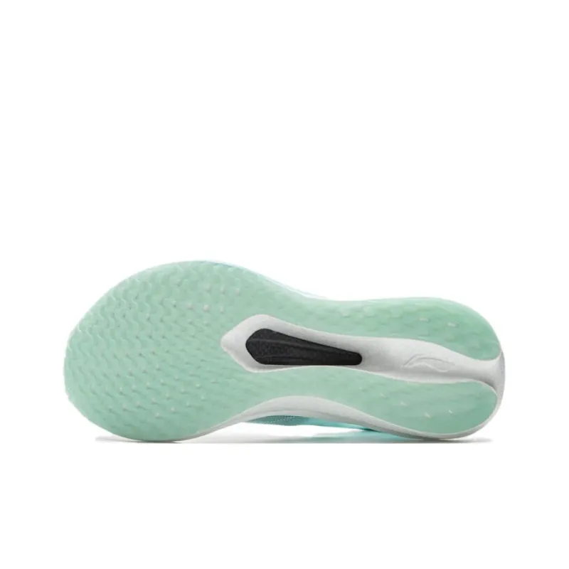 LiNing Flyer 5 Challenger Cushioning Slip Resistant Lightweight Rebound Low Top Running Shoes Women's Glacier Blue-4