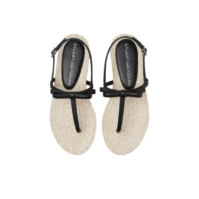 Stuart Weitzman/SW Felicity One Strap Sandals Women's Black-4
