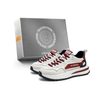 HACKBUTEER Low Top Chunky Sneakers Men's Box Included