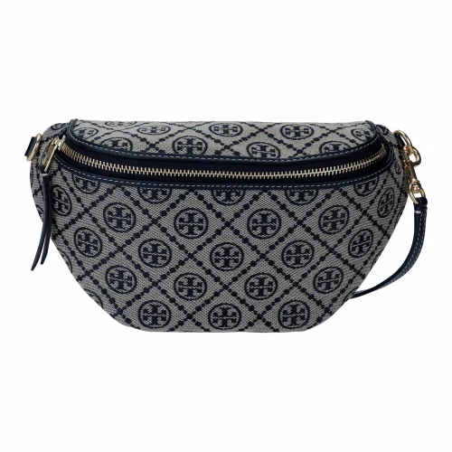 TORY BURCH T Monogram Cotton Fanny Pack Regular Women's Marine Blue