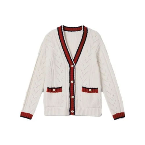 YINER GoodLand Knitwear Women's Ecru