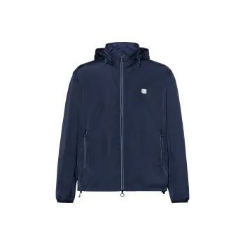 ARMANI EXCHANGE Logo Patch Zipped Jacket