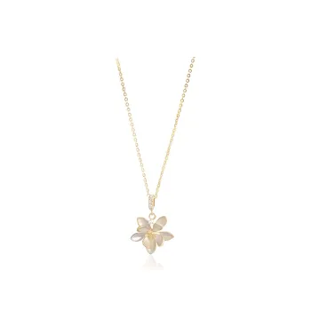 Modern Miracle S925 Silver Necklaces Women's Gold