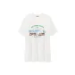 Ivory White[100% cotton Skin-Friendly Fabric, Vintage Distressed Print]