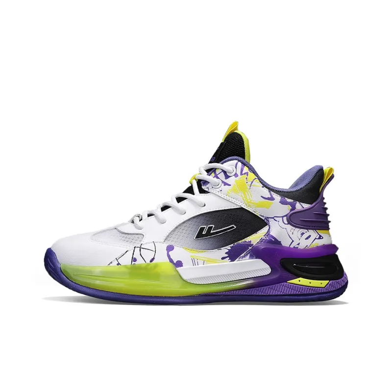 Warrior Anti Slip Wear Resistant Low Top Basketball Shoes Men's-3
