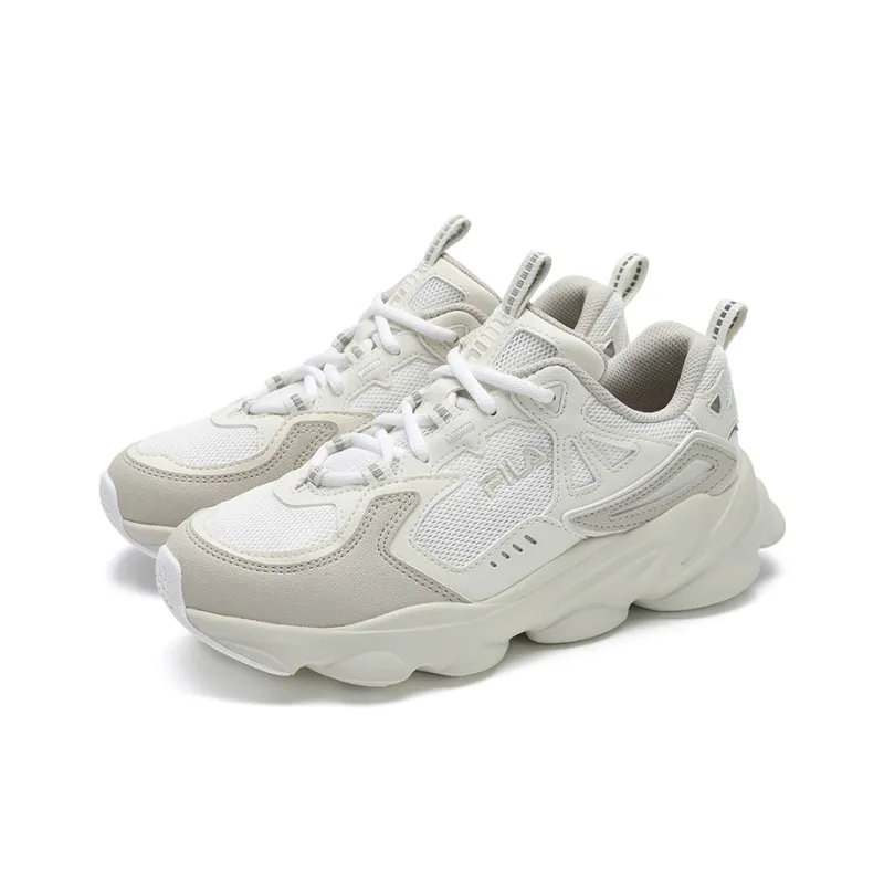 FILA SKIPPER 1S Captain 1S Wear resistant, Lightweight, Breathable, And Non slip. Low Top Casual Shoes Women's White-2