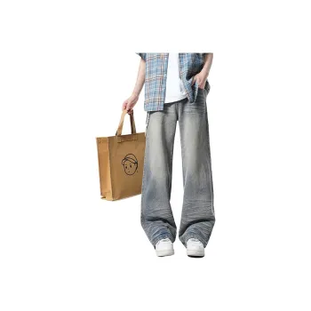 MIIOW Trend Party Series Jeans Unisex Blue