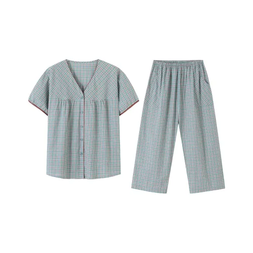 MADALLO Pajama Set Women's Cyan