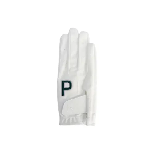 PUMA Synthetic Leather Sports Gloves Men's White