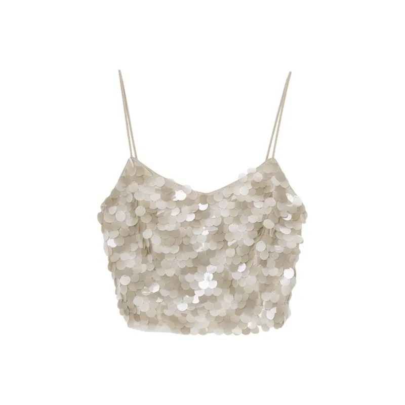 IDPAN Camisole Women's Light Coffee-0