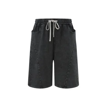 CHINISM Casual Shorts Unisex Black