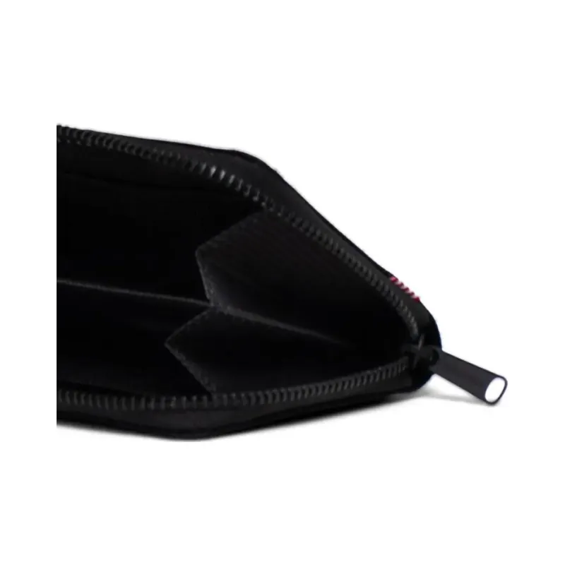 Herschel Recycled Polyester Wallet Unisex Black Floral-3