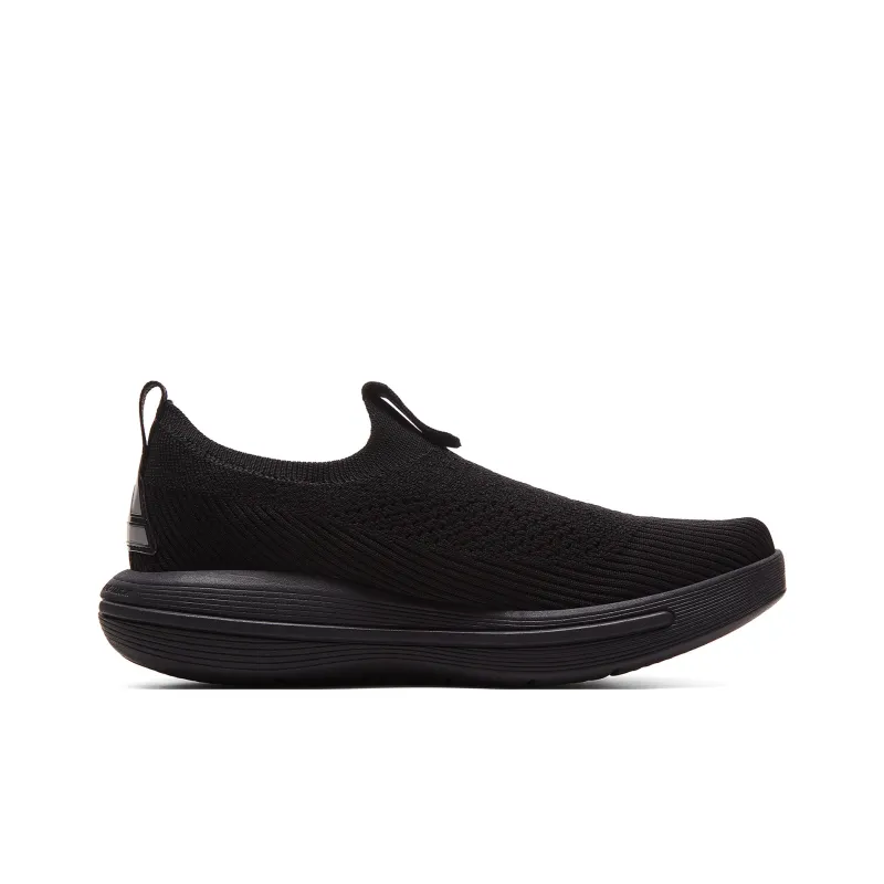 PEAK Cushioning, Slip Resistant, And Abrasion Resistant Mid Top Training Shoes Men's All Black-1