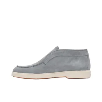 Santoni Round Toe Slip On Loafers Women's