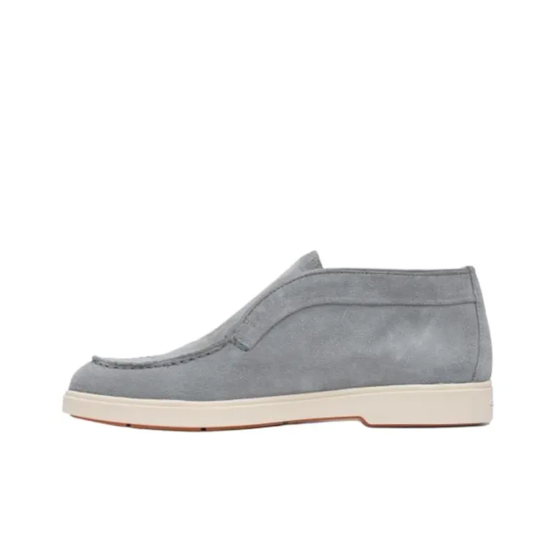 Santoni Round Toe Slip On Loafers Women's-0