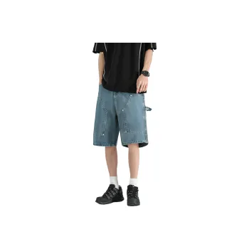 Struggle Vintage95 Denim Shorts Unisex Dark Blue