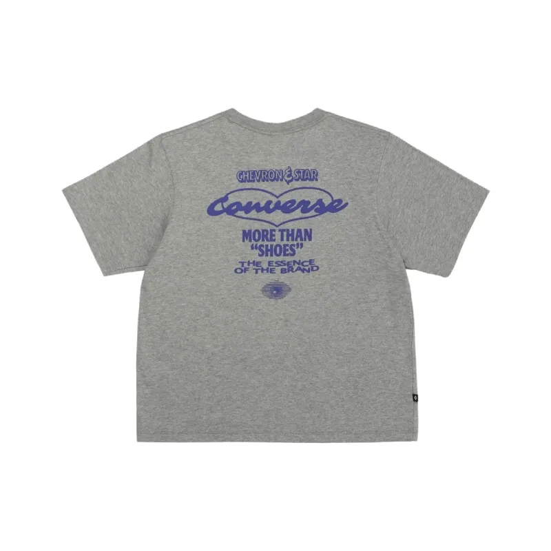 Converse Tee T Shirt Women's Gray-1