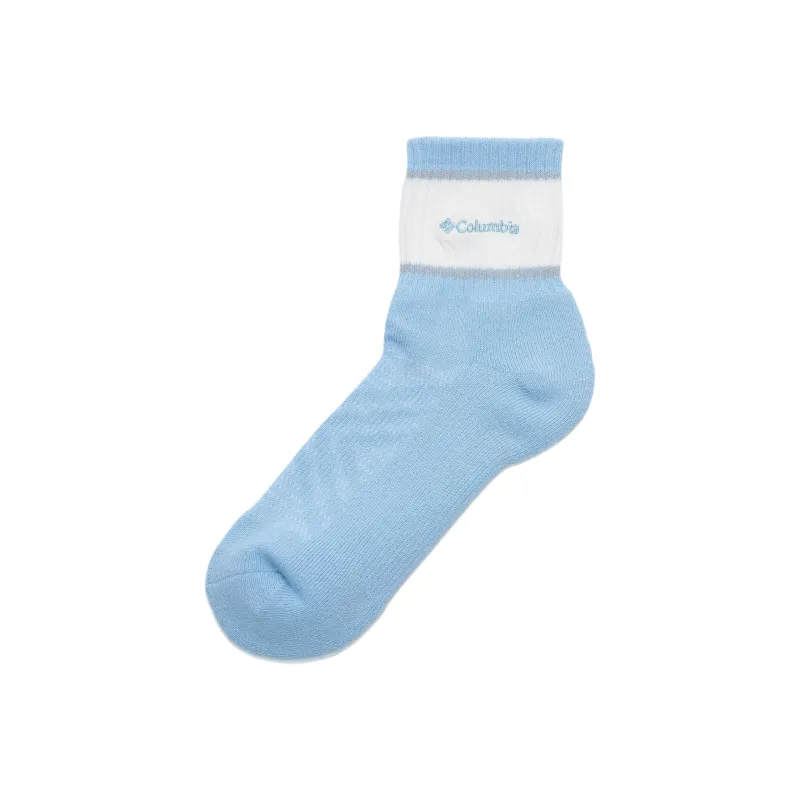 Columbia Ankle Socks Unisex 1 Pack Blue White-0