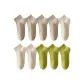 4 Khaki, 3 Ecru, 3 Grass Green