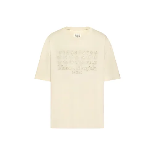 Maison Margiela Numbers Motif Crewneck T Shirt