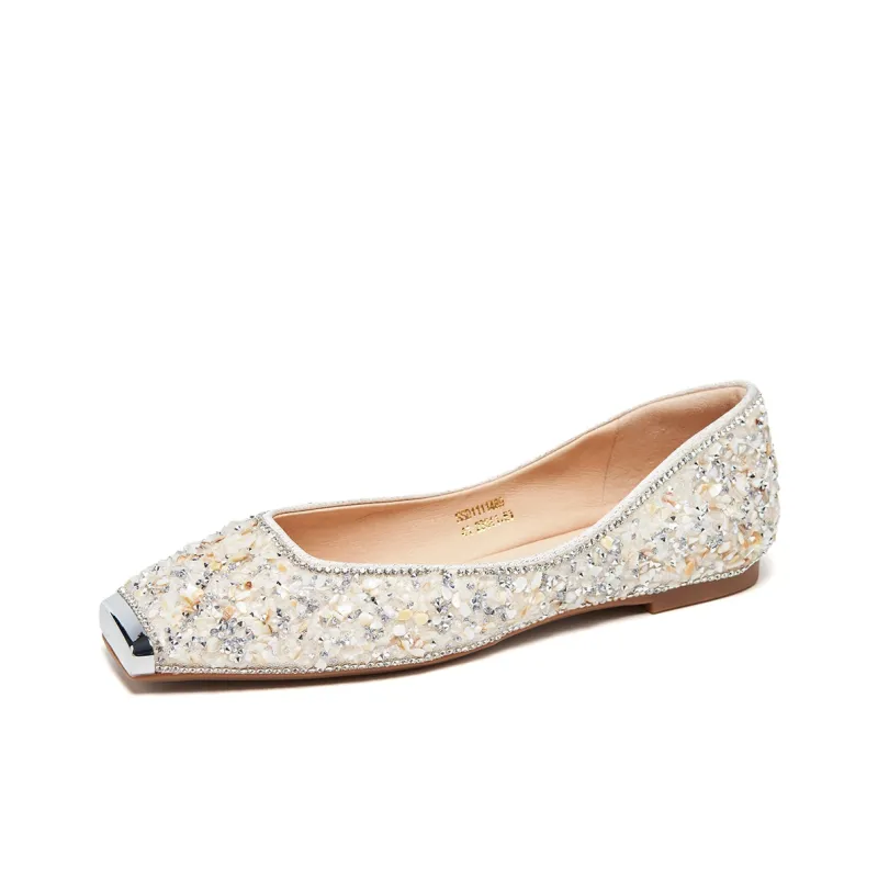 ST&SAT Women's Casual Shoes Women's Ecru/Champagne-1