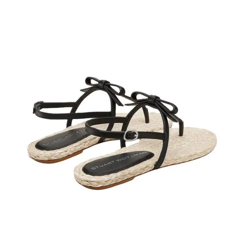 Stuart Weitzman/SW Felicity One Strap Sandals Women's Black-3