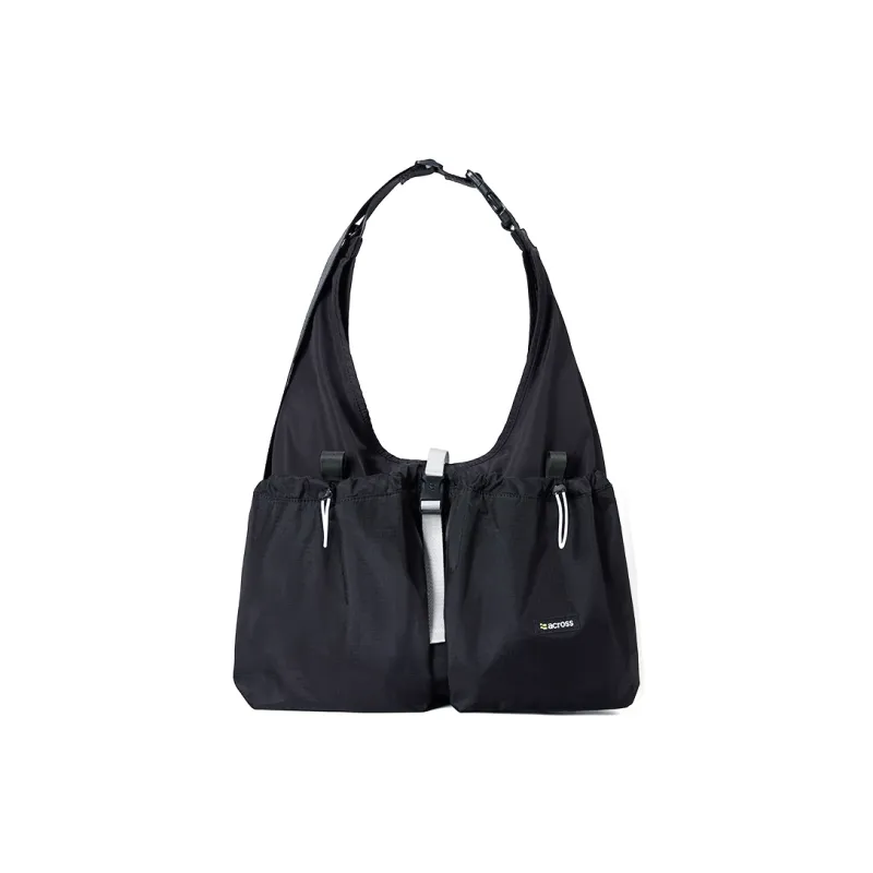 ACROSS Polyester Sports Hobo Crossbody Bag, Shoulder Bag Large Size Unisex Multicolor-3