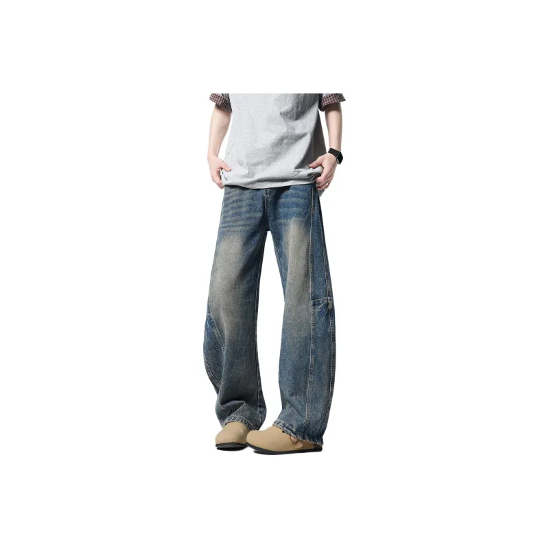 Menglaini Jeans Unisex-0