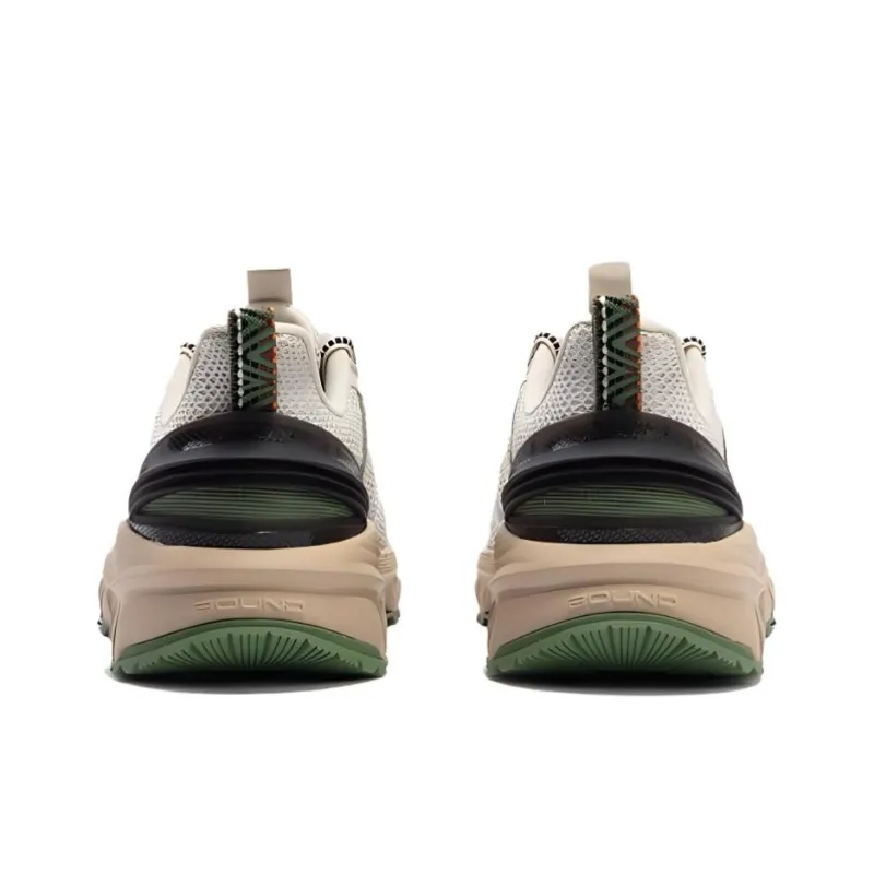 361° Anti Slip Wear Resistant River Trekking Shoes Men's Beige Green-4
