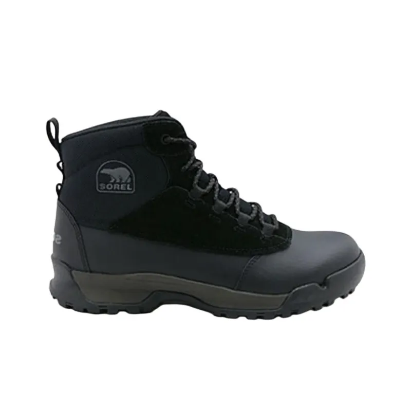 SOREL Buxton Light Lace Plus Short Outdoor Boots Men's Black-1