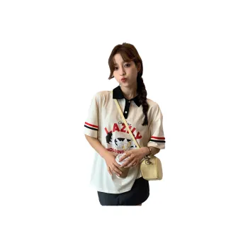 Tonlion Polo Shirt Women's Milk White