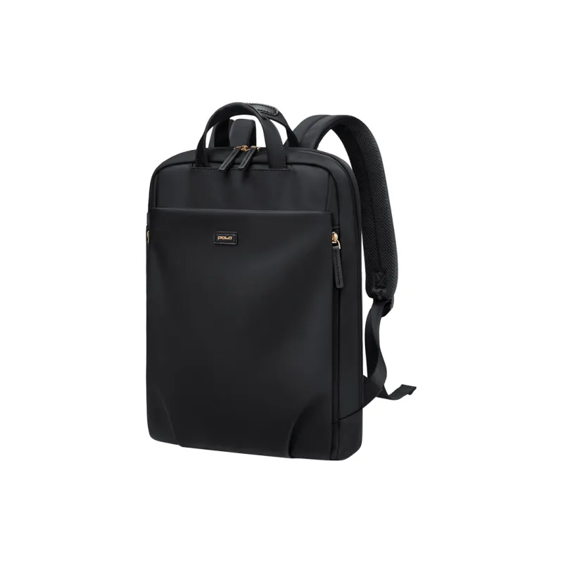 POLO Fabric Backpack Women's Milk Tea Apricot/Classic Black-7