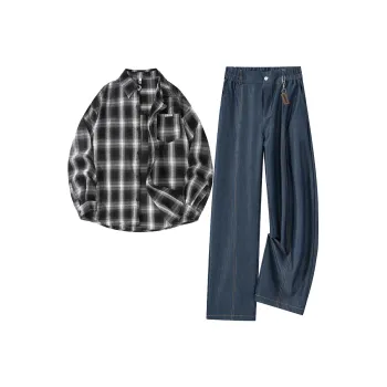 FAKE VINTAGE Shirt Matching Set Unisex