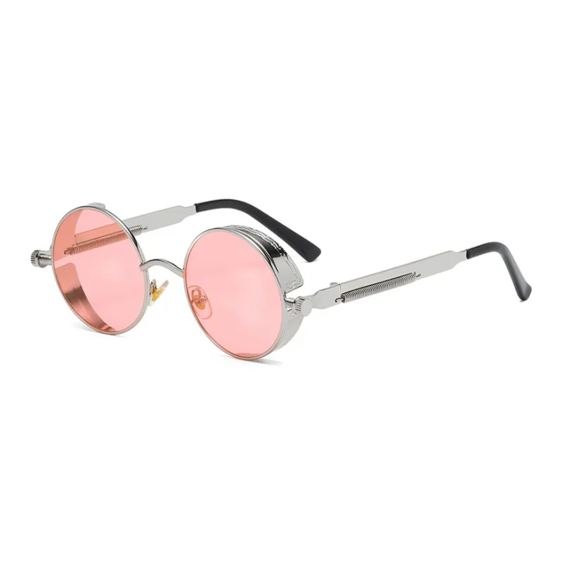 SOMAN Metal Round Sunglasses Unisex-25