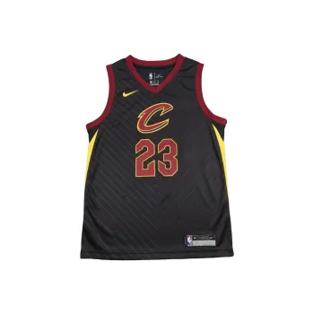 Nike x NBA Cleveland Cavaliers James Basketball Jersey Unisex Black
