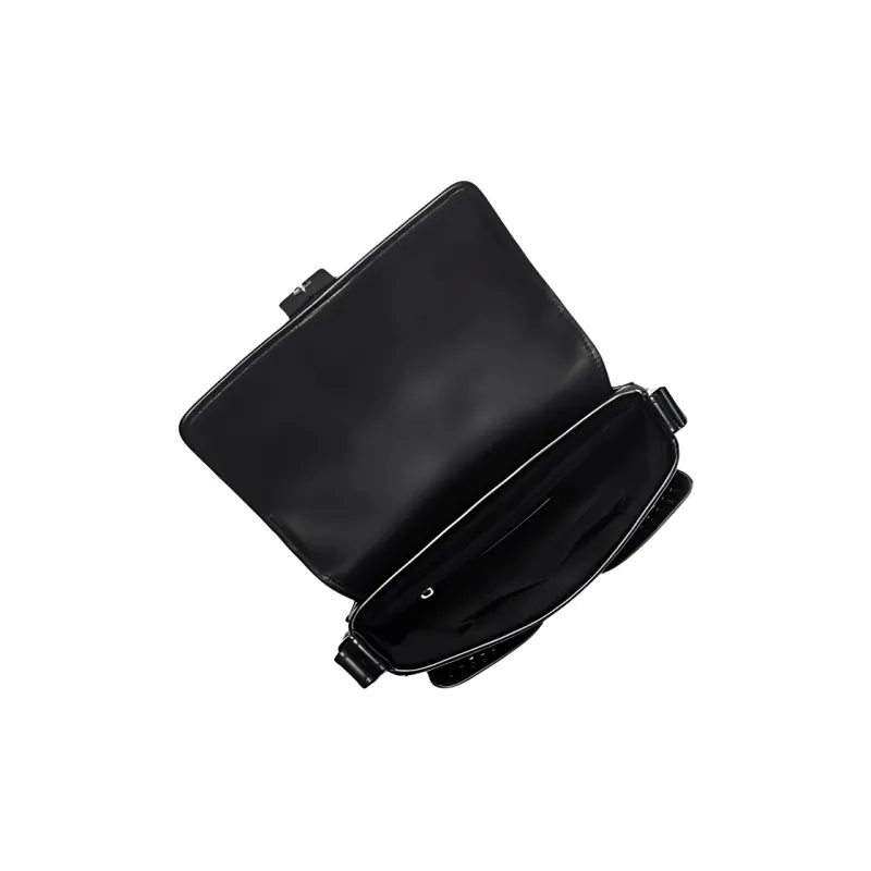 MICHAEL KORS Colby Leather Messenger Bag Handbag Medium Size Women's Black-2