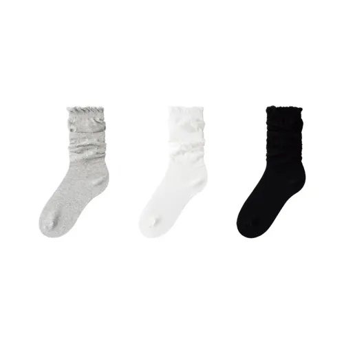 Cotton Gene Mid Calf Socks Women's Combo Set