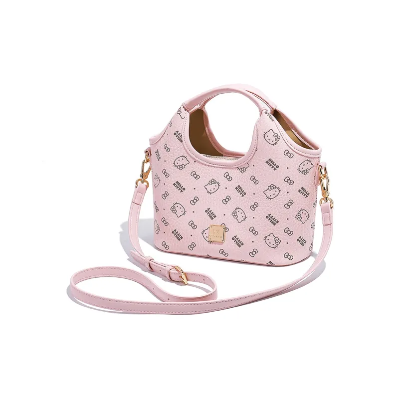 MESUCA Sanrio Collaboration Kitty Series PU Shoulder Bag, Crossbody Bag, Handbag Women's Multicolor-4