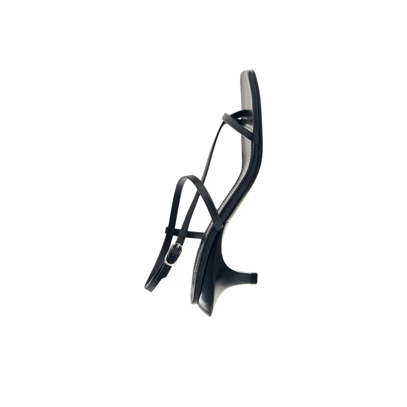 ALOHAS Magali One Strap Sandals Women's Black-2