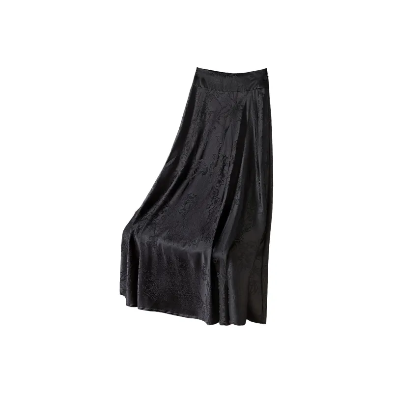 Cypress House Casual Long Skirts Women's Black-1