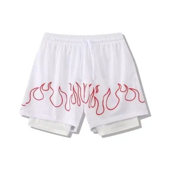 WHELVE Casual Shorts Unisex Black