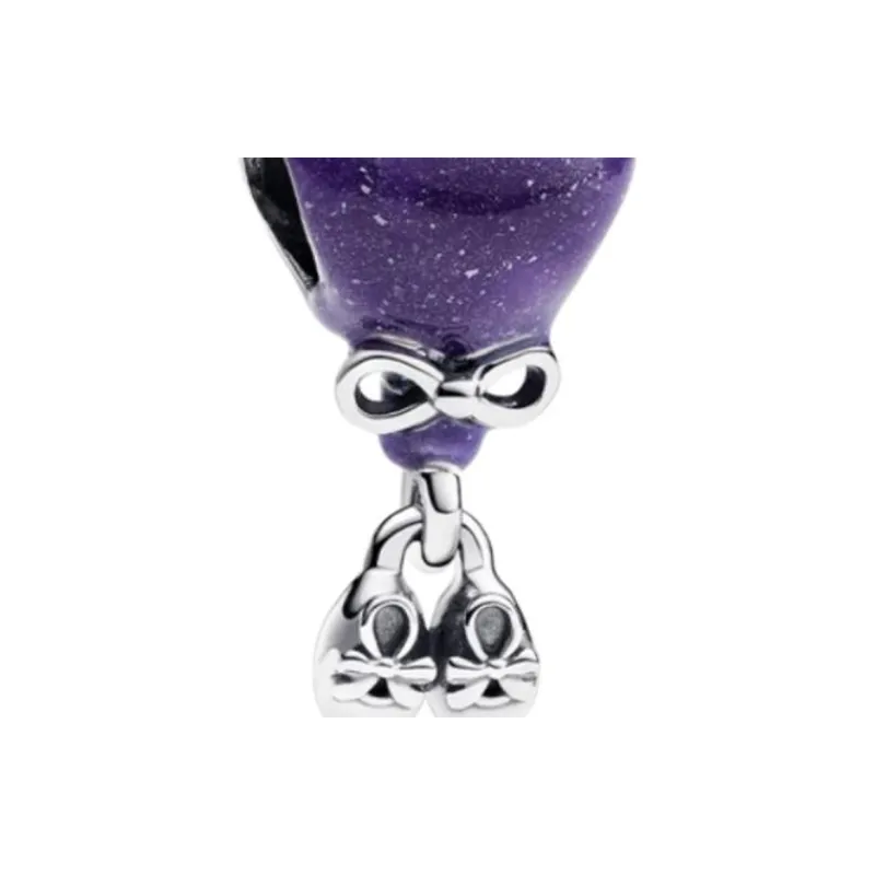 Pandora 925 Sterling Silver Pendants Women's Purple-1